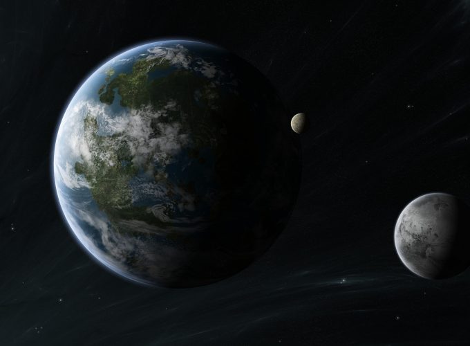 Wallpaper Kepler 452b, Exoplanet, Planet, space, stars, Space 9487716701